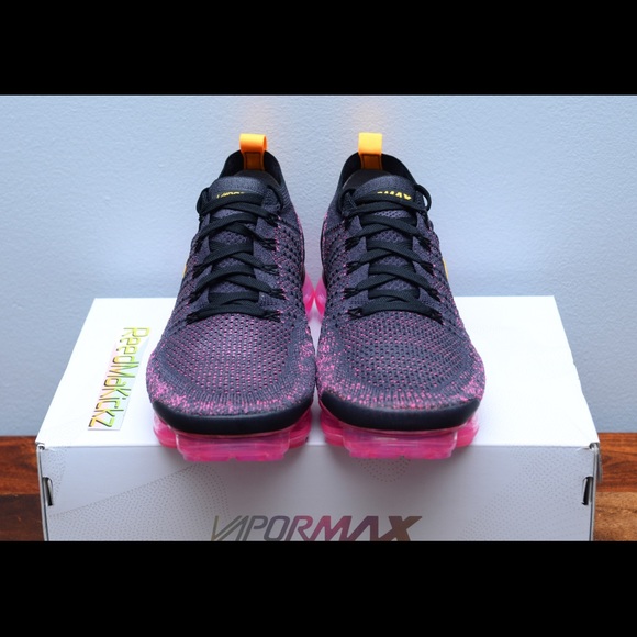 nike vapormax flyknit 2 pink blast mens - Picture 2 of 4